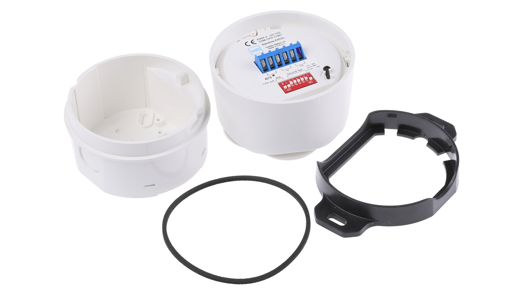 90001R5 Hosiden Besson 电子报警器32音调9-30V直流白色110dB